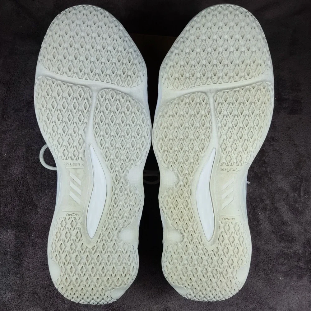 Adidas Exhibit A White Basketball Shoes Mens Size 10.5‎ H67748